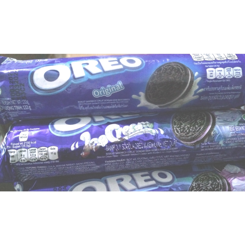 

BISKUIT SANDWICH COKLAT OREO 133g