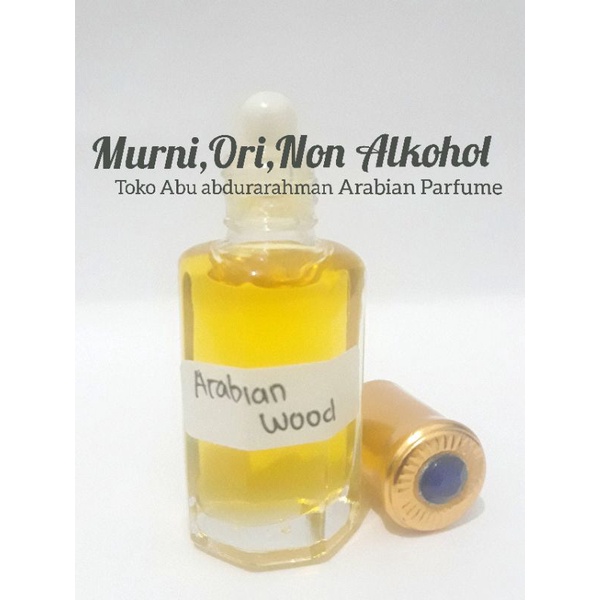 Bibit Parfum ARABIAN WOOD 12ml Wangi Kayu Oud Murni Non Alkohol
