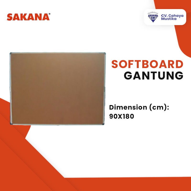 

Jual Softboard Papan Pengumuman Sakana Uk 90x180 Di Malang polos