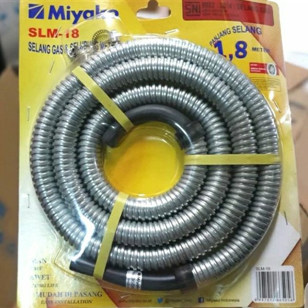 SELANG GAS FLEXIBLE MIYAKO UNIVERSAL  SELANG GAS FLEXIBLE MIYAKO ORIGINAL