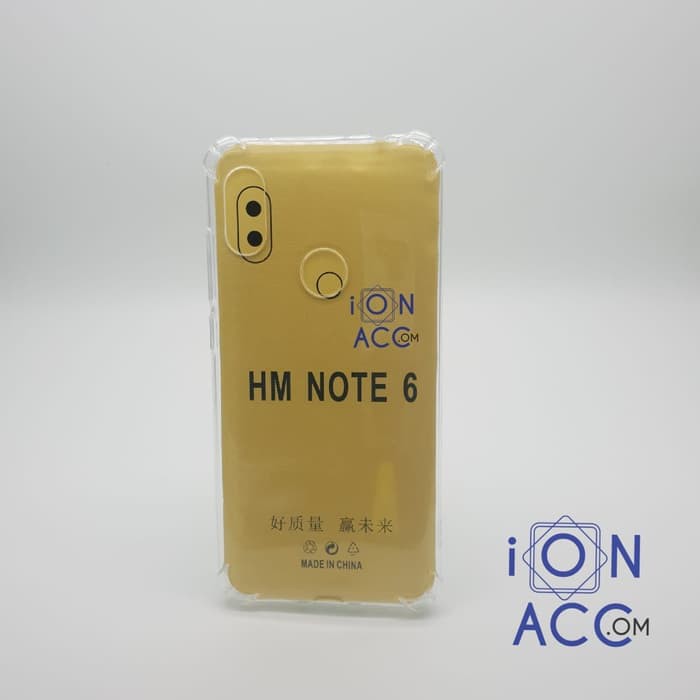 CASE ANTICRACK REDMI NOTE 6- ANTI SHOCK SOFTCASE