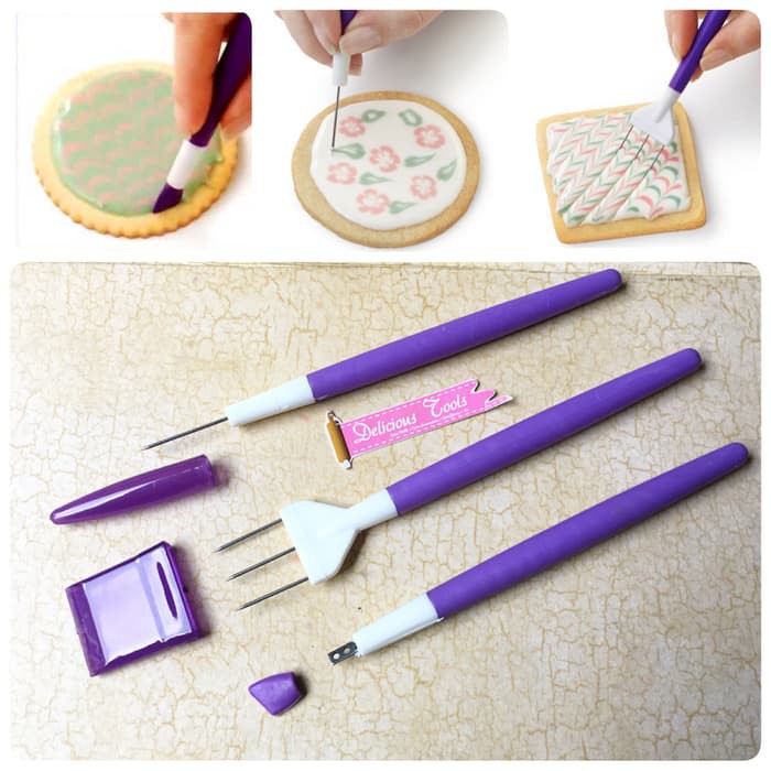 

DT327 Cookies Tool Set Of 3 alat hias kue kukis cookies icing sugar