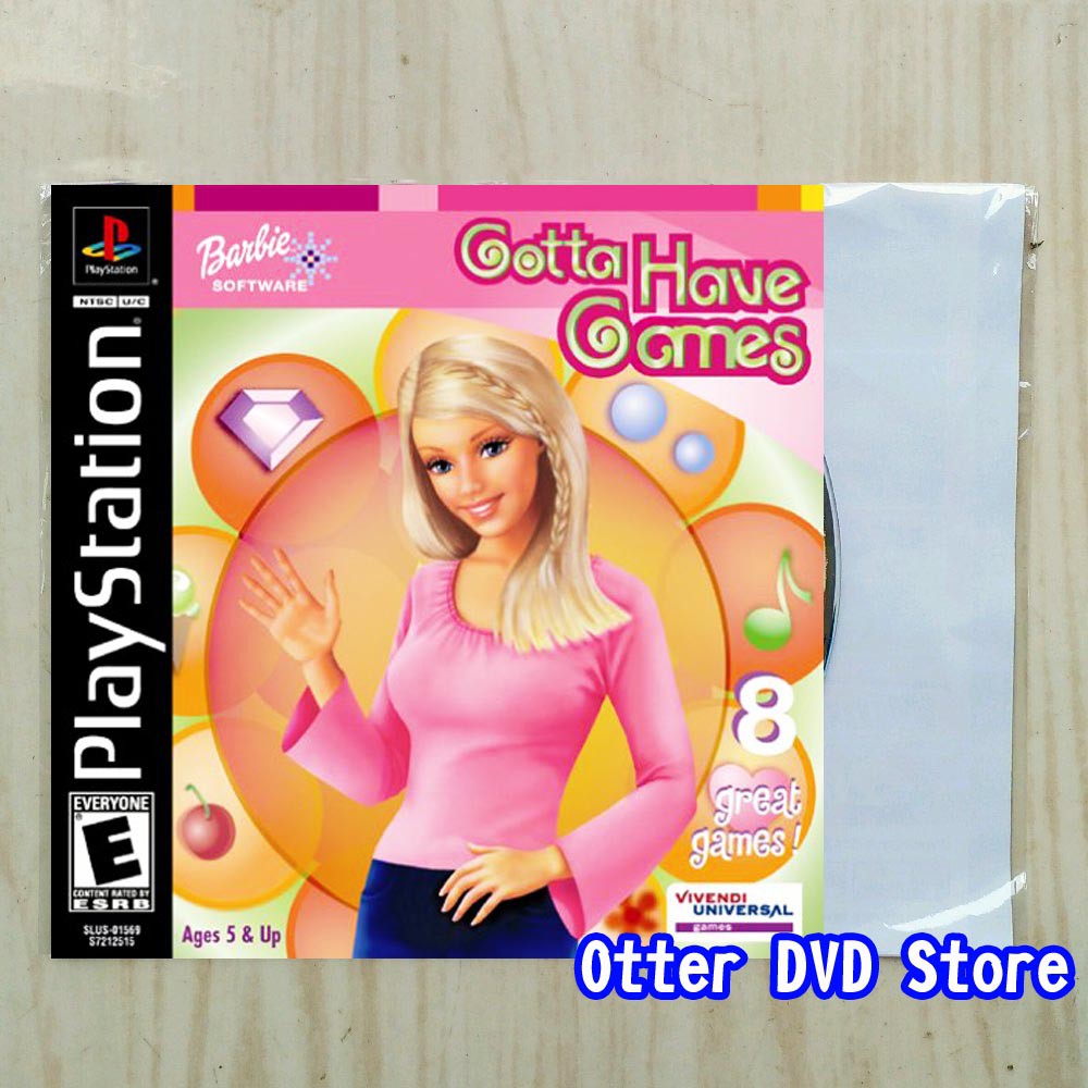 Kaset CD Game Ps1 Ps 1 Barbie - Gotta Have Games