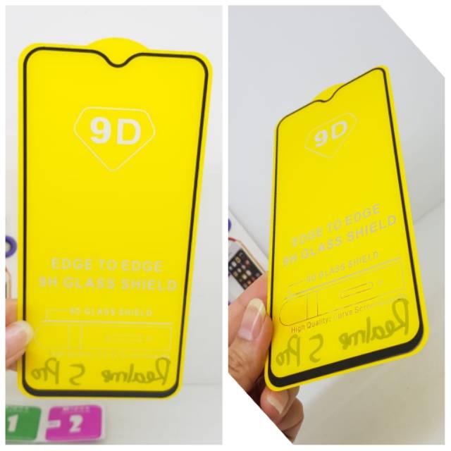 KOREAN Tempered Glass Realme 5 Pro 6.3&quot; FULL SCREEN TG 5D 9D 11D Realme 5Pro Screen Guard FULL LAYAR