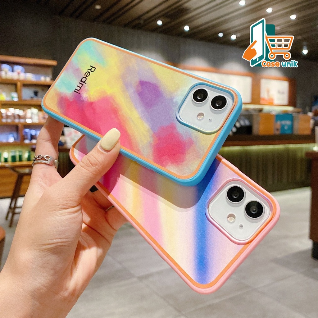 SS044 SOFTCASE RAINBOW XIAOMI Redmi 8 9 9a 9c 9t POCO M3 NOTE 4 5 7 8 9 10 PRO 5a 4a 6a CS3237