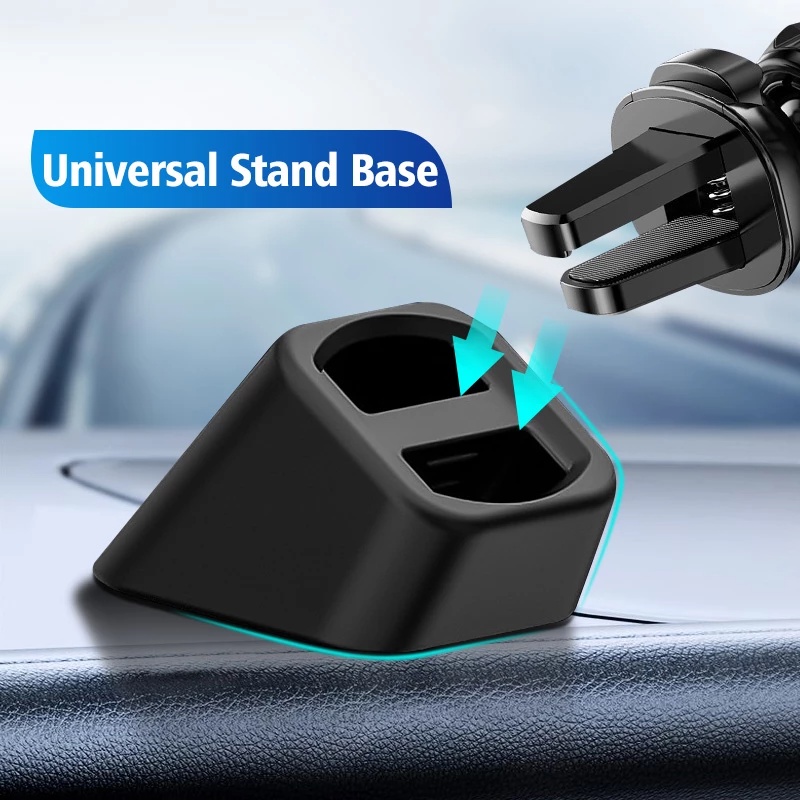 Universal Car Stand Base Dashboard Mount Auto Mobile Phone Holder Air Outlet Clip Accessories