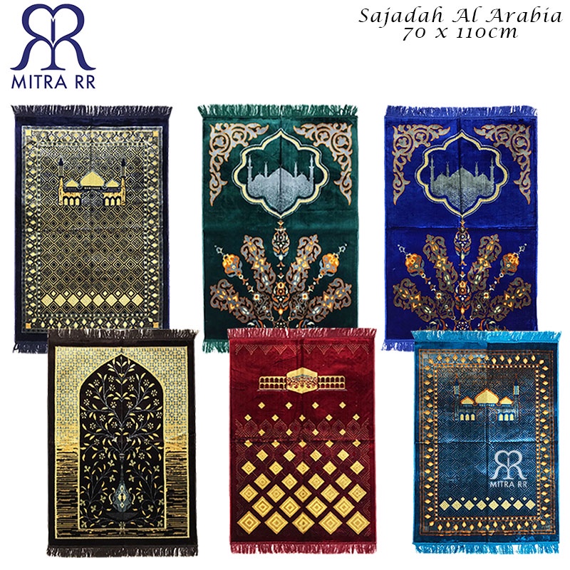 Sajadah Alif Sajadah Al Arabia Motif Warna Sajadah Turki Ukuran Besar 70x110 Sajadah Kanvas