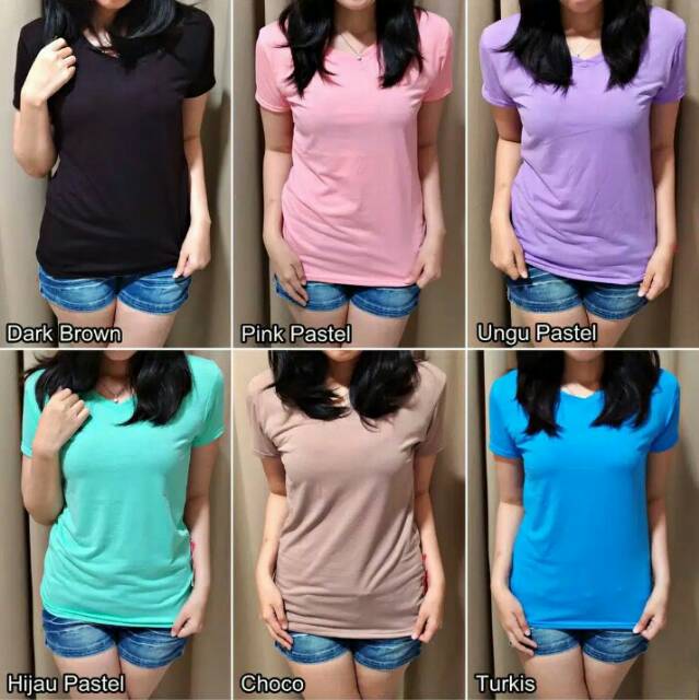 Oblong pendek/ Kaos Pdk  V.neck