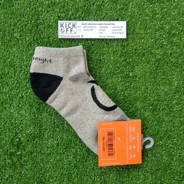 KAOS KAKI SEKOLAH/ KAOS KAKI OLAHRAGA ORTUSEIGHT RAPID SOCKS A - GREY