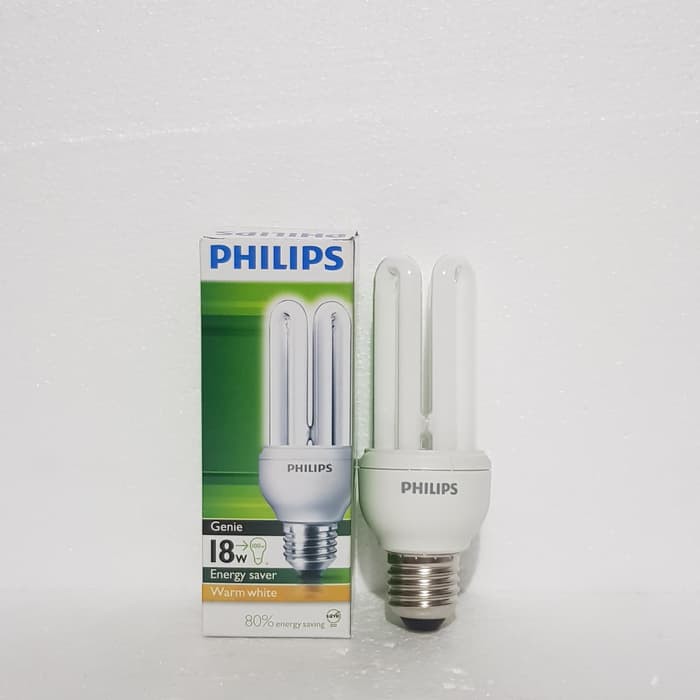 Bohlam Philips Genie 18Watt / 18 W WWL WarmWhiteLight KUNING E27