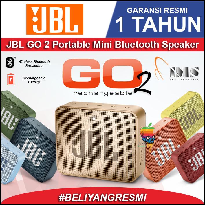 Jbl Go 2 Portable Speaker Bluetooth - Garansi Resmi Ims 1 Thn Jbl Go2