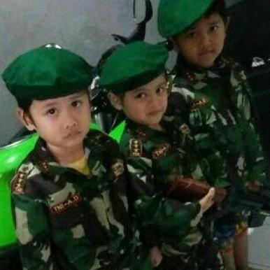 Seragam Anak TENTARA - Baju TNI Anak Laki & Perempuan - Baju Anak TNI