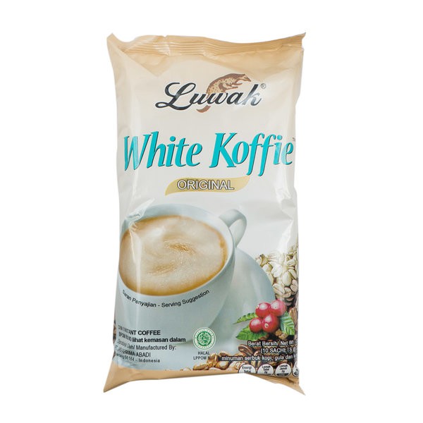 

LUWAK White Koffie Original Bag 200gr - Kopi Bubuk Instant (10 x 20gr)