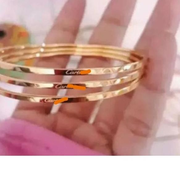 GELANG KERONCONG ASLI TITANIUM 1 SET ISI 3 PCS