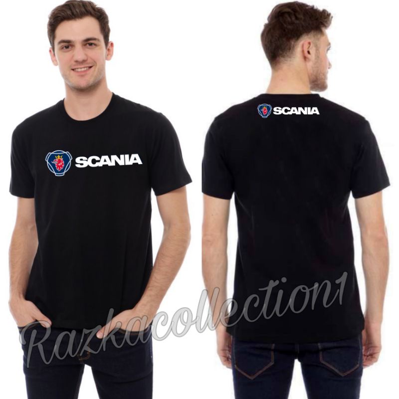 Baju Kaos Scania / Kaos Pria Scania Logo PNG / Baju Kaos Jet Bus Mania Scania Terbaru
