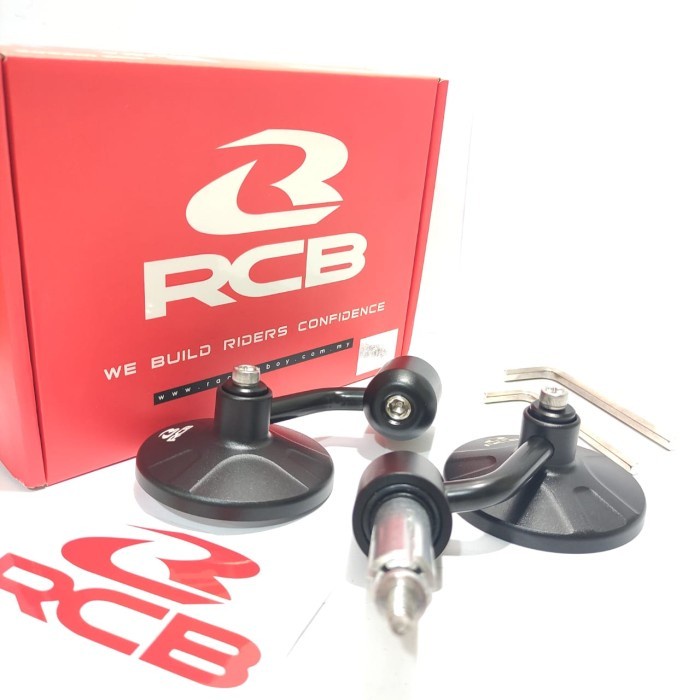 Spion Jalu Bulat Rcb S7 Racing Boy Original Nmax Aerox Vespa Bar End #Herdianjuly123