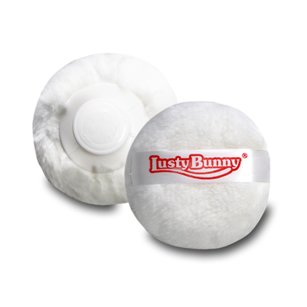 Lusty Bunny Tepukan Bedak Bayi Powder Sponge &amp; Puff Pita Gagang