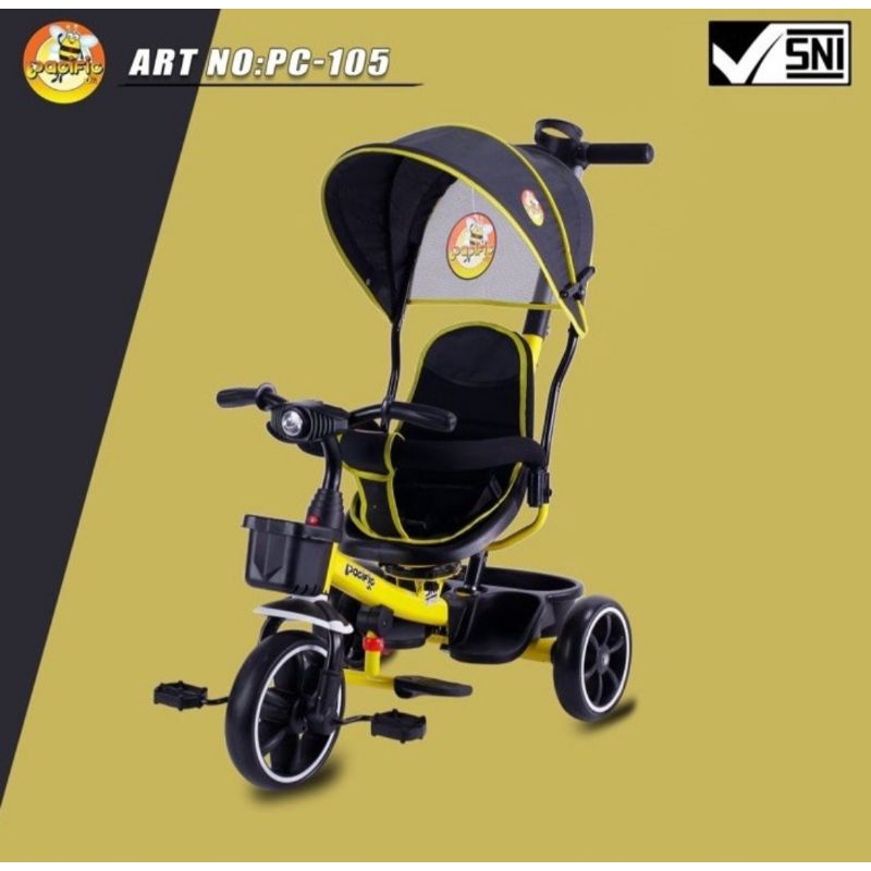 Sepeda Anak Roda Tiga Murah Model Terbaru Merk Pacific PC-105
