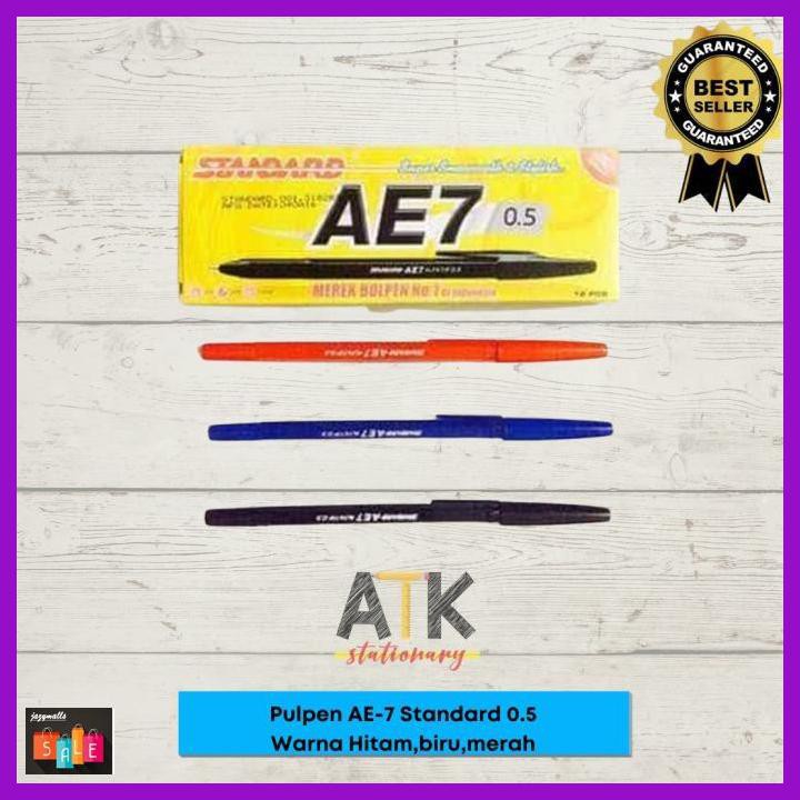 

Silutala- Pulpen Ae7 Standard - Hitam -Ori.