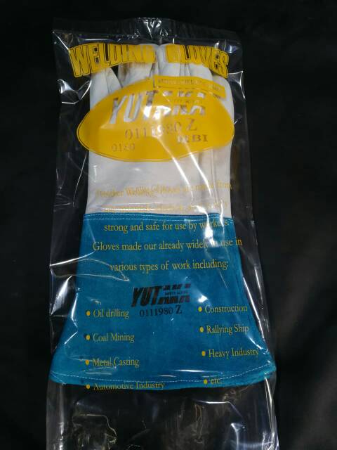 Sarung Tangan Las argon - Tig Welding Glove - Yutaka 14 inch tosca