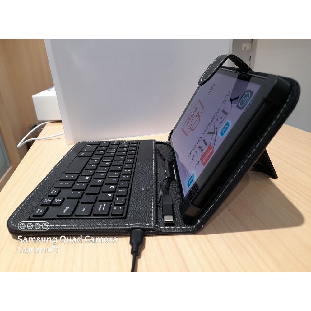 SKYCOOL Android Tablet Keyboard dan Mouse Kit OTG untuk Penutup 7/8 inci for Samsung Galaxy Tab A 8.0 Huawei MatePad T8 MediaPad T3