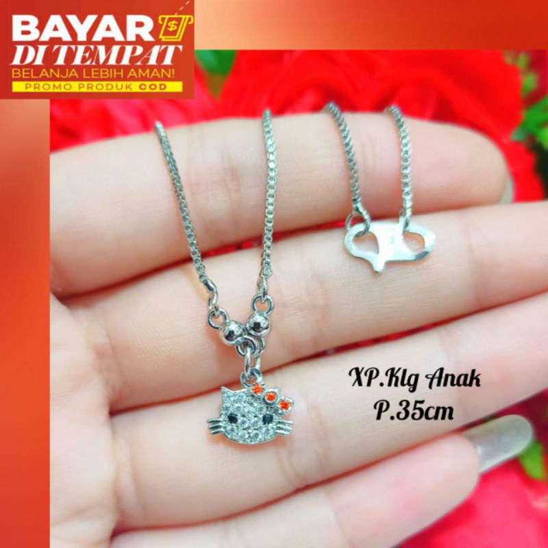 Kalung Anak Permata Hello Kity Lucu ll Anti karat