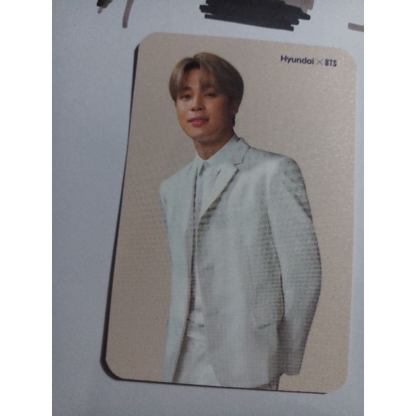 Hyundai x BTS Jimin photocard pc
