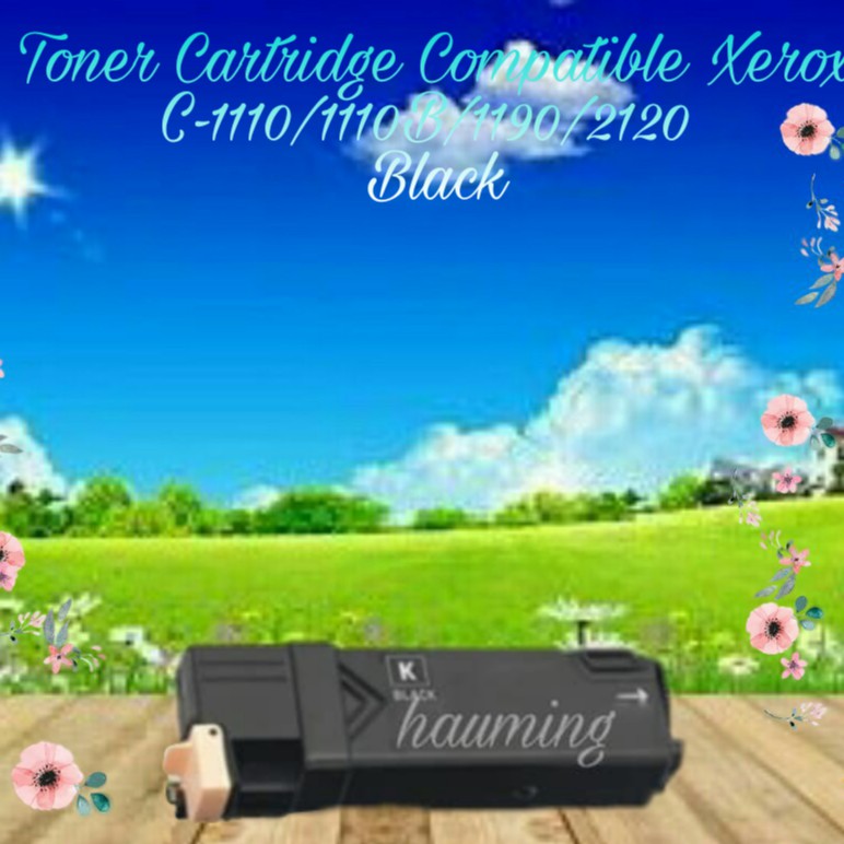 Toner Cartridge Compatible Xerox C1110 C1110b C1190 C2120 C-1110 1110b 1190 2120 Black