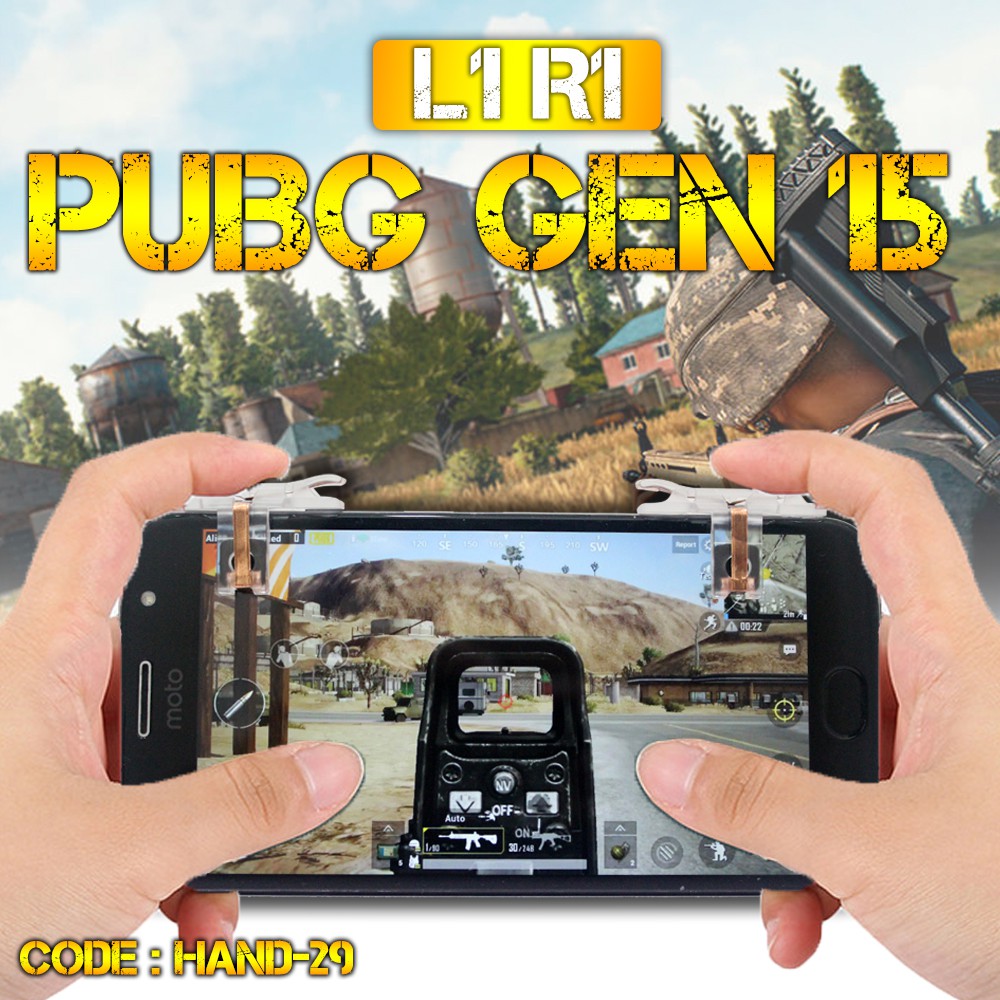PUBG Mobile Game Controller Tombol Api L1 R1 Tembak Dan Bidik