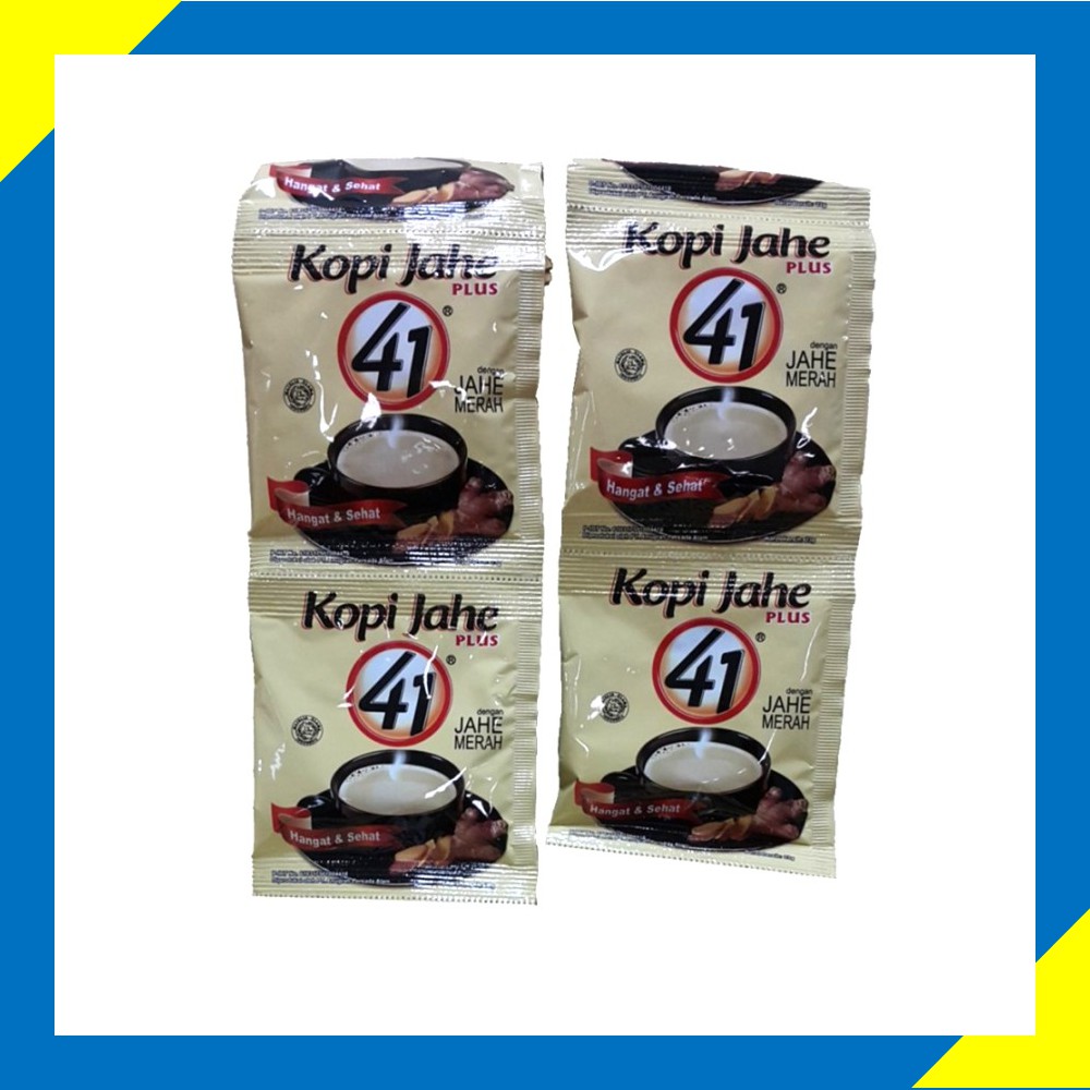 

Kopi Jahe 41 Instan Sachet dengan jahe merah