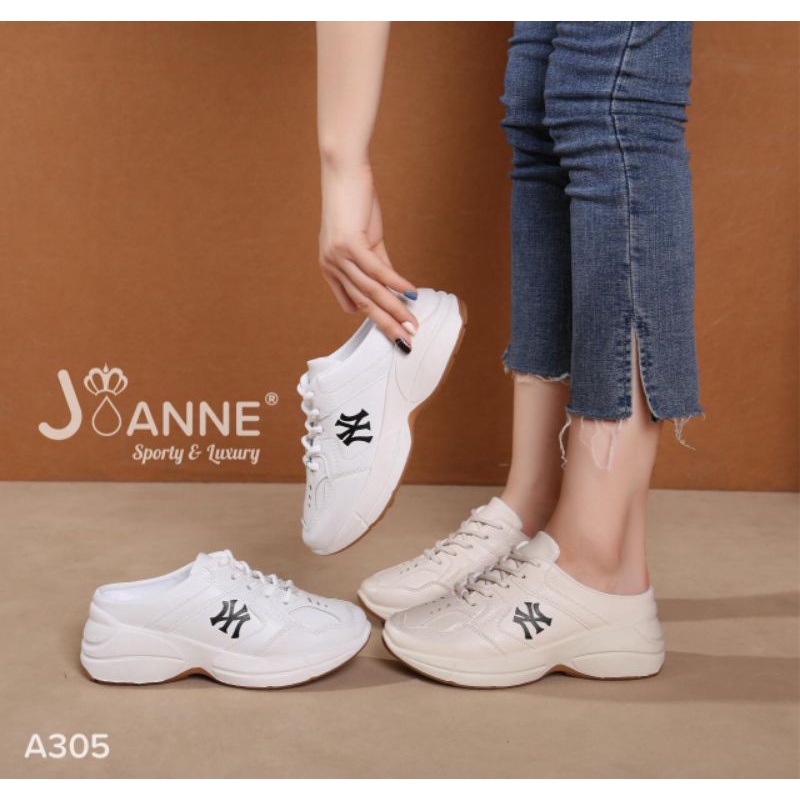 RESTOCK!! [ORIGINAL] JOANNE Casual Slop Sneakers Shoes Sepatu Wanita #A305