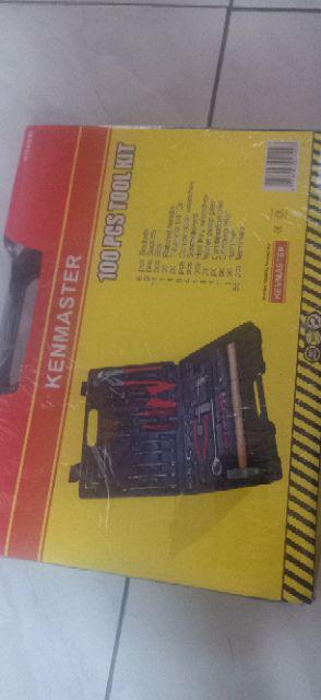 Kenmaster Tool Kit 100 Pcs- N2 - Alat Perkakas - Alat Pertukangan