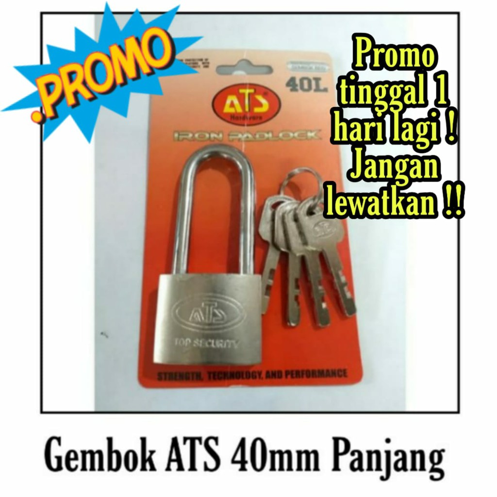 Kunci Gembok Ats 40 Panjang