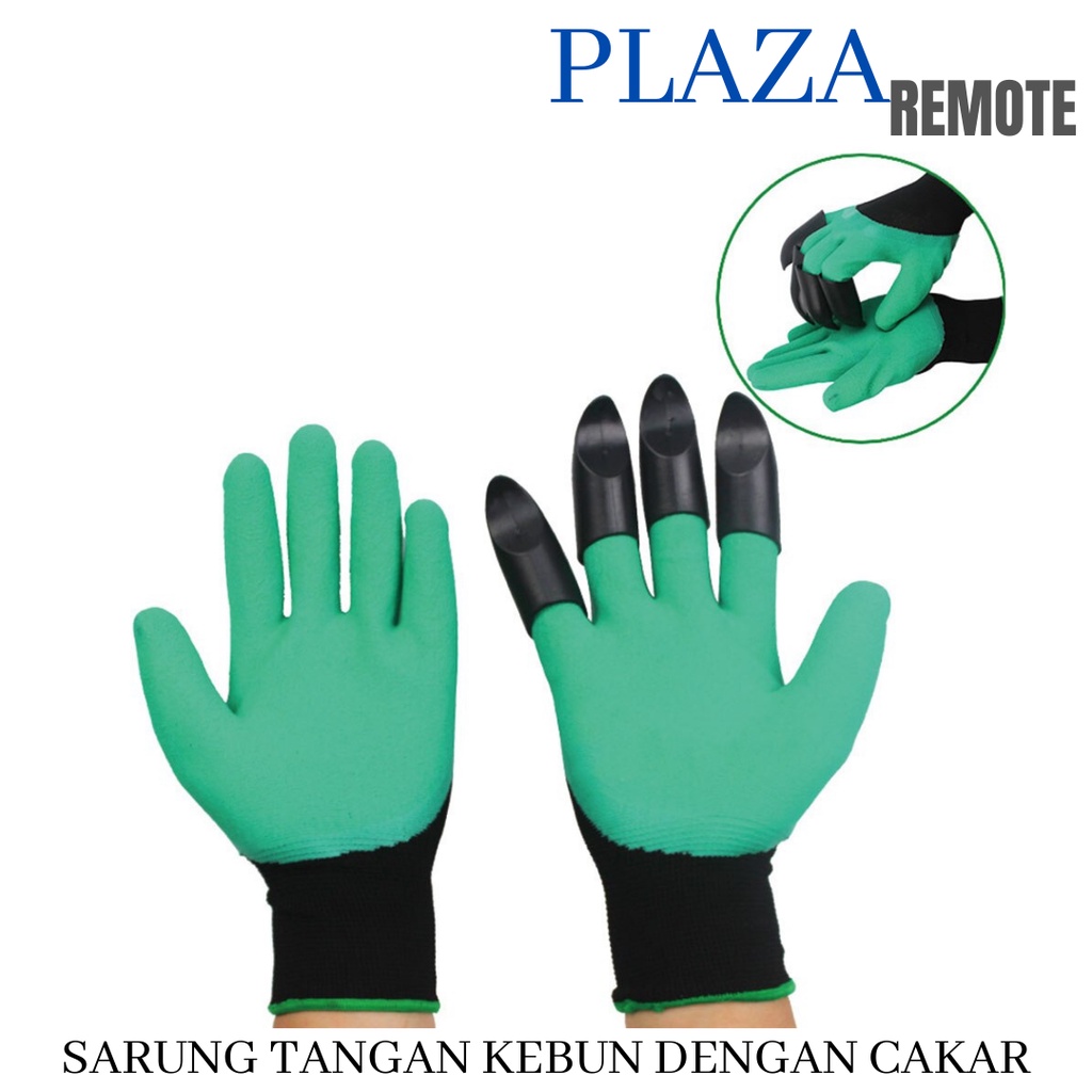 SARUNG TANGAN KEBUN DENGAN CAKAR GARDENING GLOVE