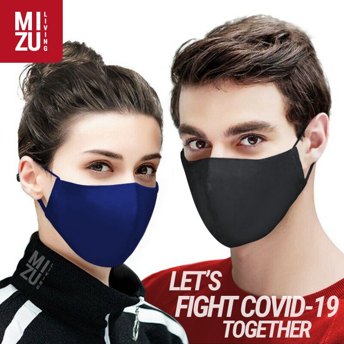 [SALE] MIZU FUTATSU Masker Kain 2 Ply Lapis NON-MEDIS Cuci Ulang Pakai REUSABLE WASHABLE Mask-1