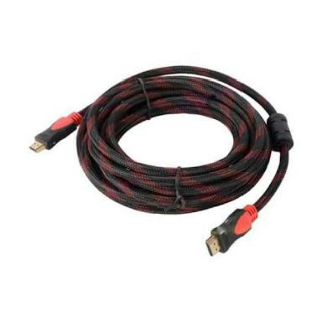 Kabel HDMI 5Meter Jaring Gold Plated