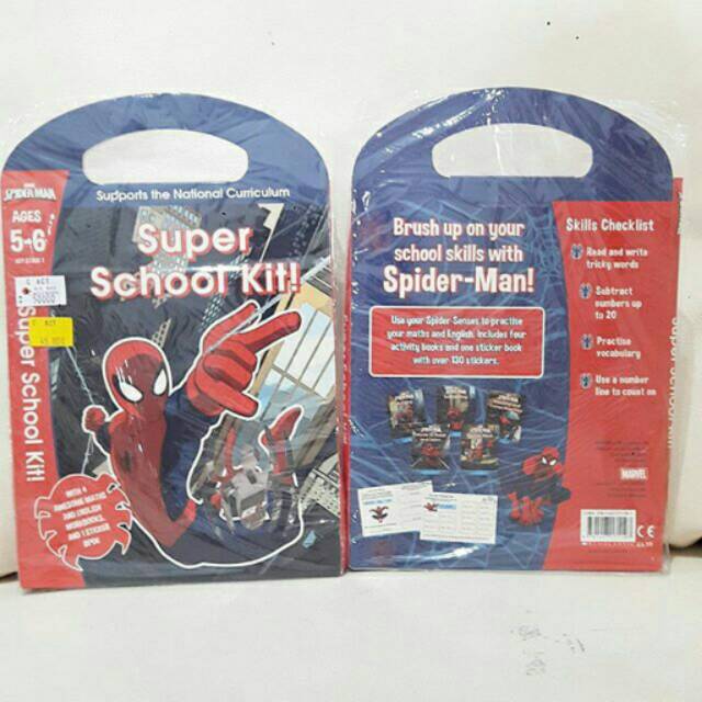 

Spiderman Super School Kit
