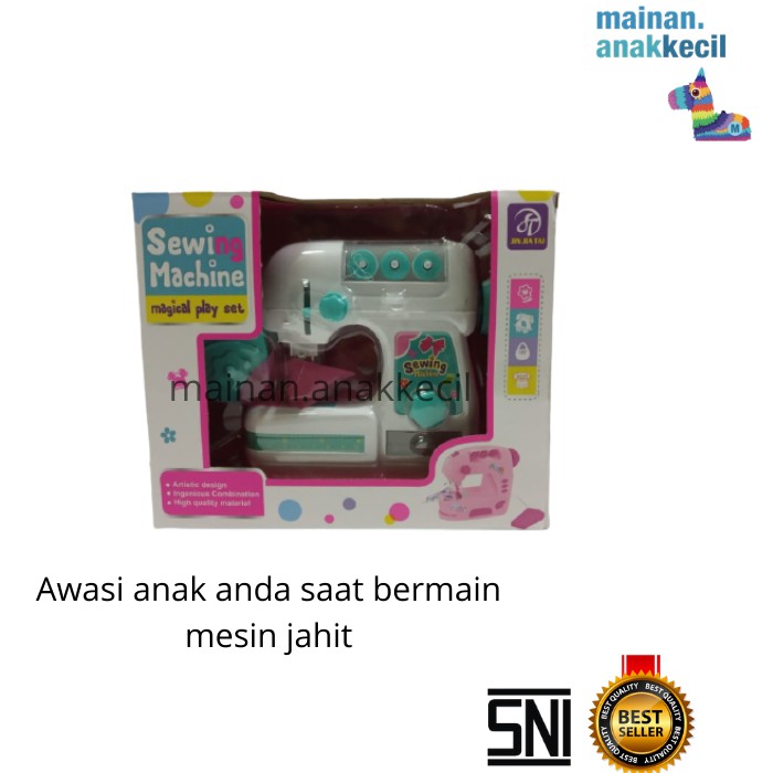 MAINAN ANAK CEWEK PEREMPUAN MESIN JAHIT PINK SEWING MACHINE