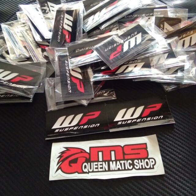 Stiker wp suspension shock shockbreaker model wp