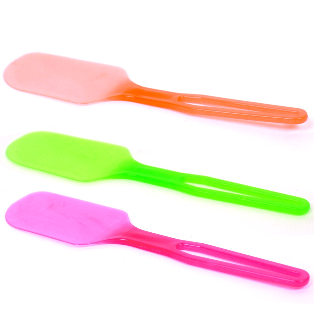 Solet Warna / Spatula Kue Warna  / Spatula Cream - isi 3 pcs