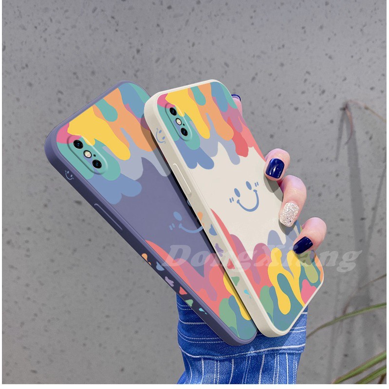 Macaron Camera Lens Phone Case Huawei Y7A 2020 Y6P 2020 Nova 7i 3i 5T Y9 Prime 2019 Y9S Fashion Smile Matte Hard Back Cover R&amp;j