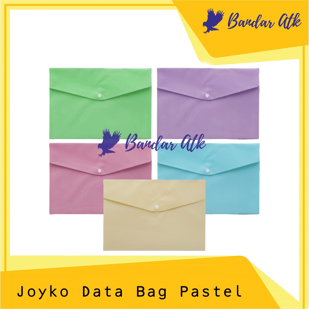 

JOYKO MAP KANCING PLASTIK DBG-108 Data Bag Tas PASTEL COLOR [1 PCS]