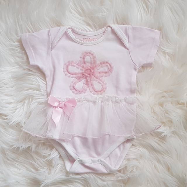 Preloved Jumper Baby Girl Isaac Mizrahi Onesie Outfit 0-3M