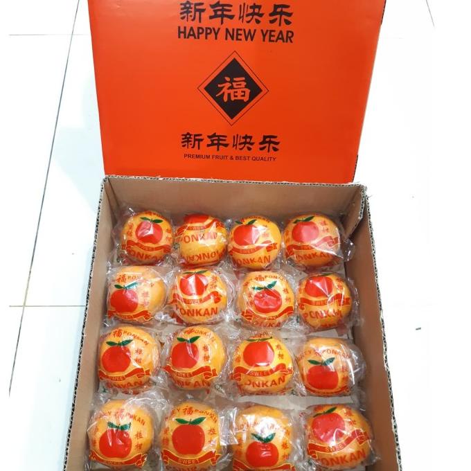 

BISA BAYAR DITEMPAT Gift Box Jeruk Mandarin Ponkam MANIS 3.5kg Parcel Buah Imlek Sinchia MURAH Kode
