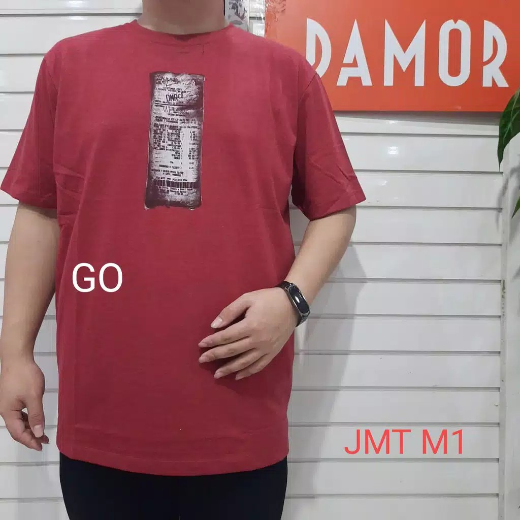 gos B1 DAMOR (CRESSIDA) 3XL Jumbo Extra Size Big Size Misty Kaos Oblong Baju Distro Kaos Dakwah Pria