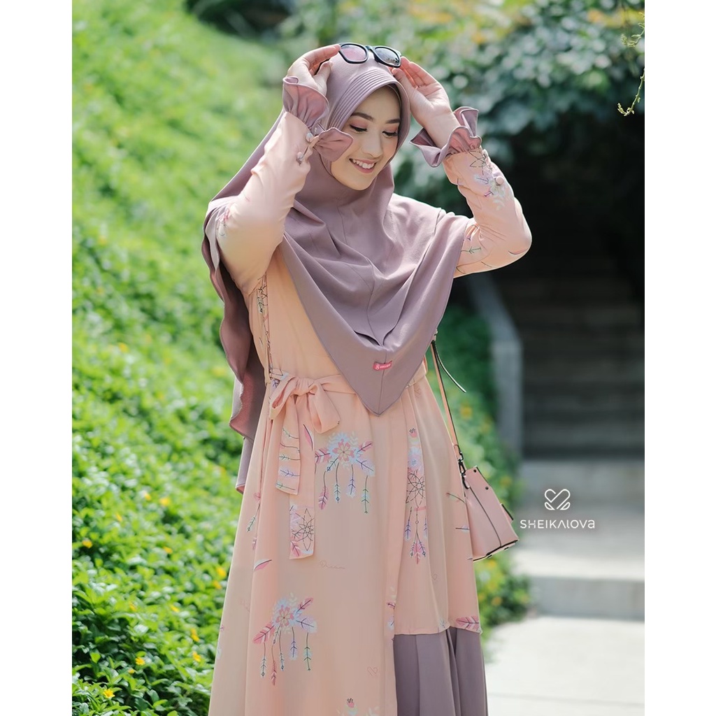 DRESS CANTIK RUYA DRESS ORIGINAL BY SHEIKA HIJAB