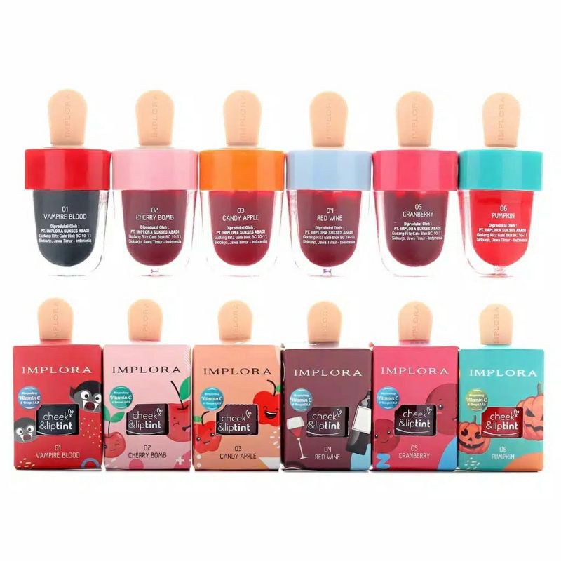 [PERLUSIN] Liptint Implora Cheek Liptint es cream