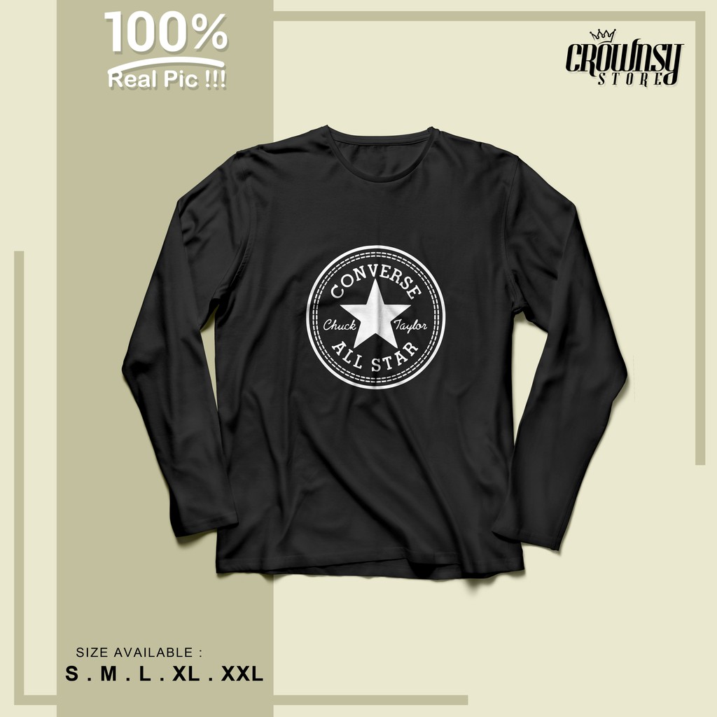 Kaos CONVERSE LENGAN PANJANG PREMIUM