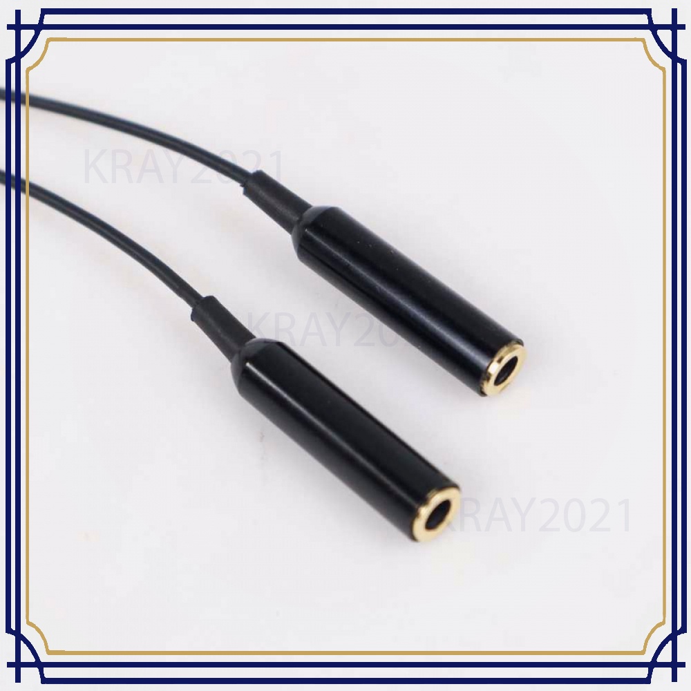 Kabel AUX Audio 3.5mm Male ke 2 x 3.5mm Female HiFi - CB135