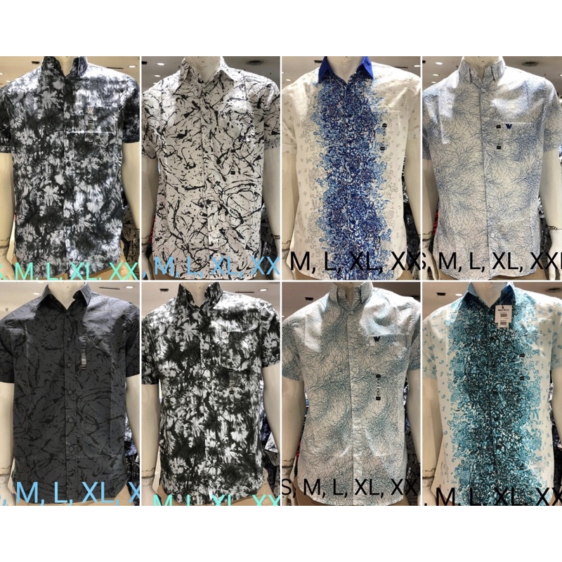 Kemeja Pria/Kemeja kerja Lengan pendek Brand Walrus (S-XxL)